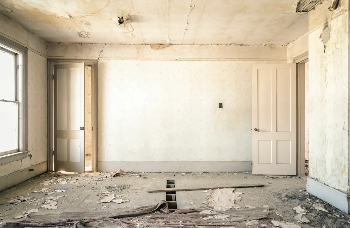 Waste disposal crew managing a cleanout project in Key West